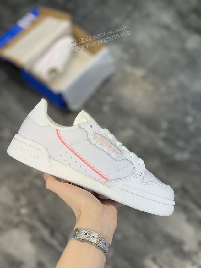 Adidas鞋 阿迪達斯白色板鞋 全新adidas Originals 男女同款  hdx13324